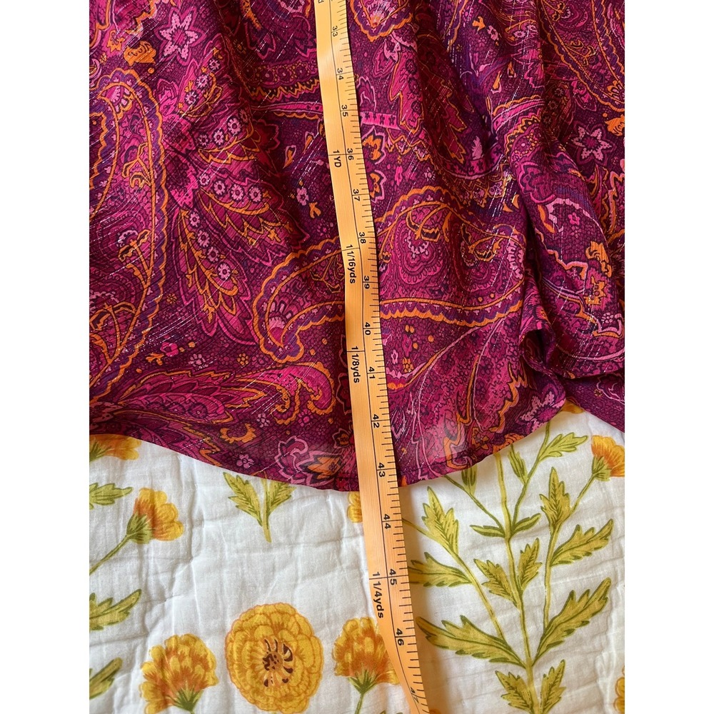 Un Deux Trois Paisley Flutter Midi Dress - Picture 8 of 8
